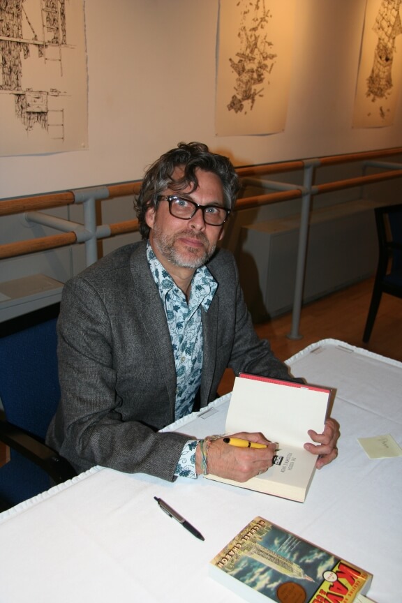 Michael Chabon at the book signing.
