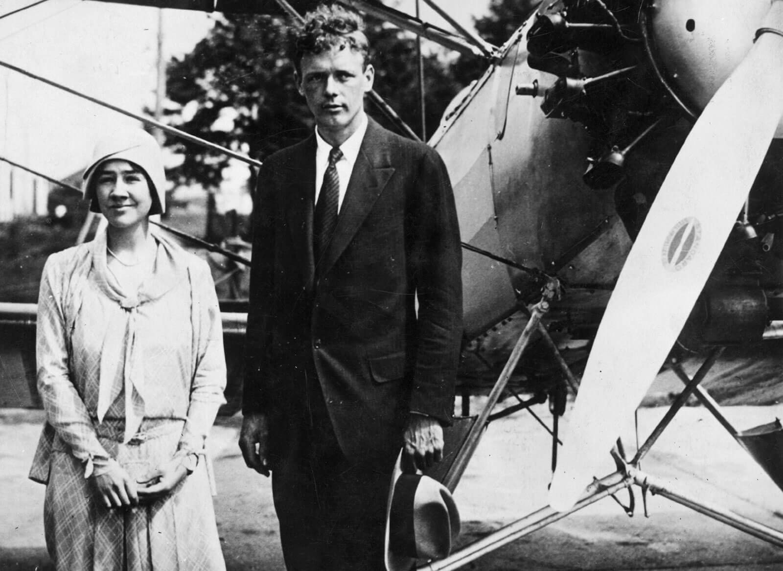 Anne and Charles Lindbergh. Photo credit: Hulton Archive/Getty Images