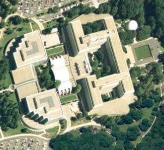 CIA Headquarters. Image from GlobeXplorer.